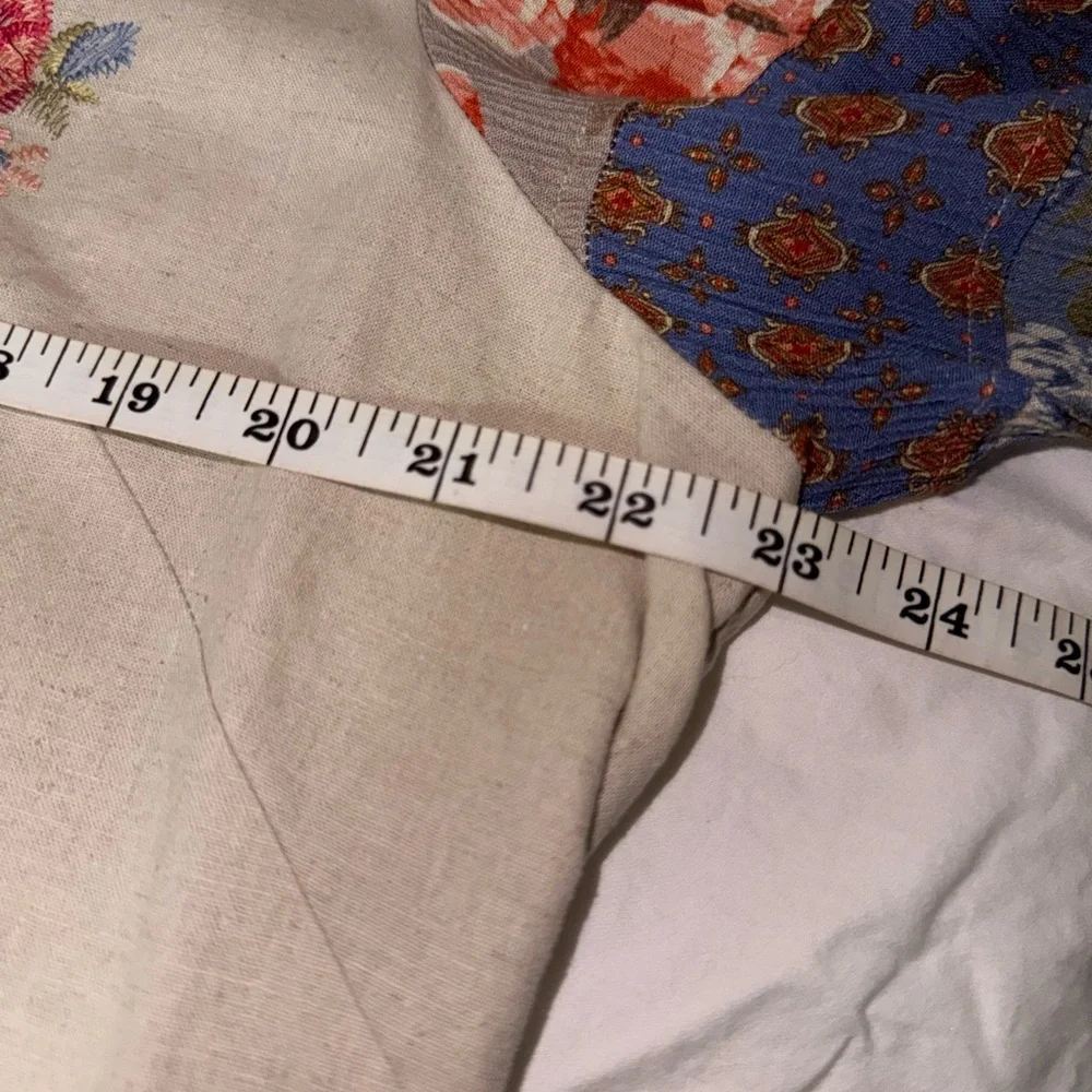 Coldwater Creek Floral Embroidered Boho Tunic – Artsy Peasant Top - Picture 4 of 5